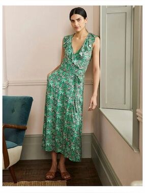 boden serena cotton tie maxi dress BODEN Serena Cotton Tie Maxi Dress